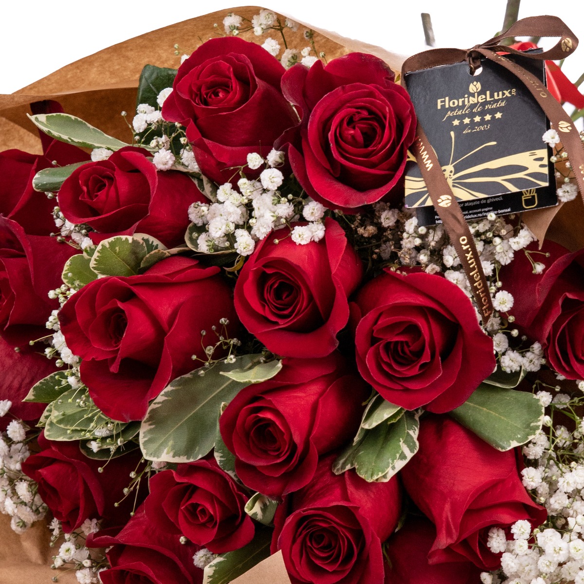 Buchet romantic trandafiri With You