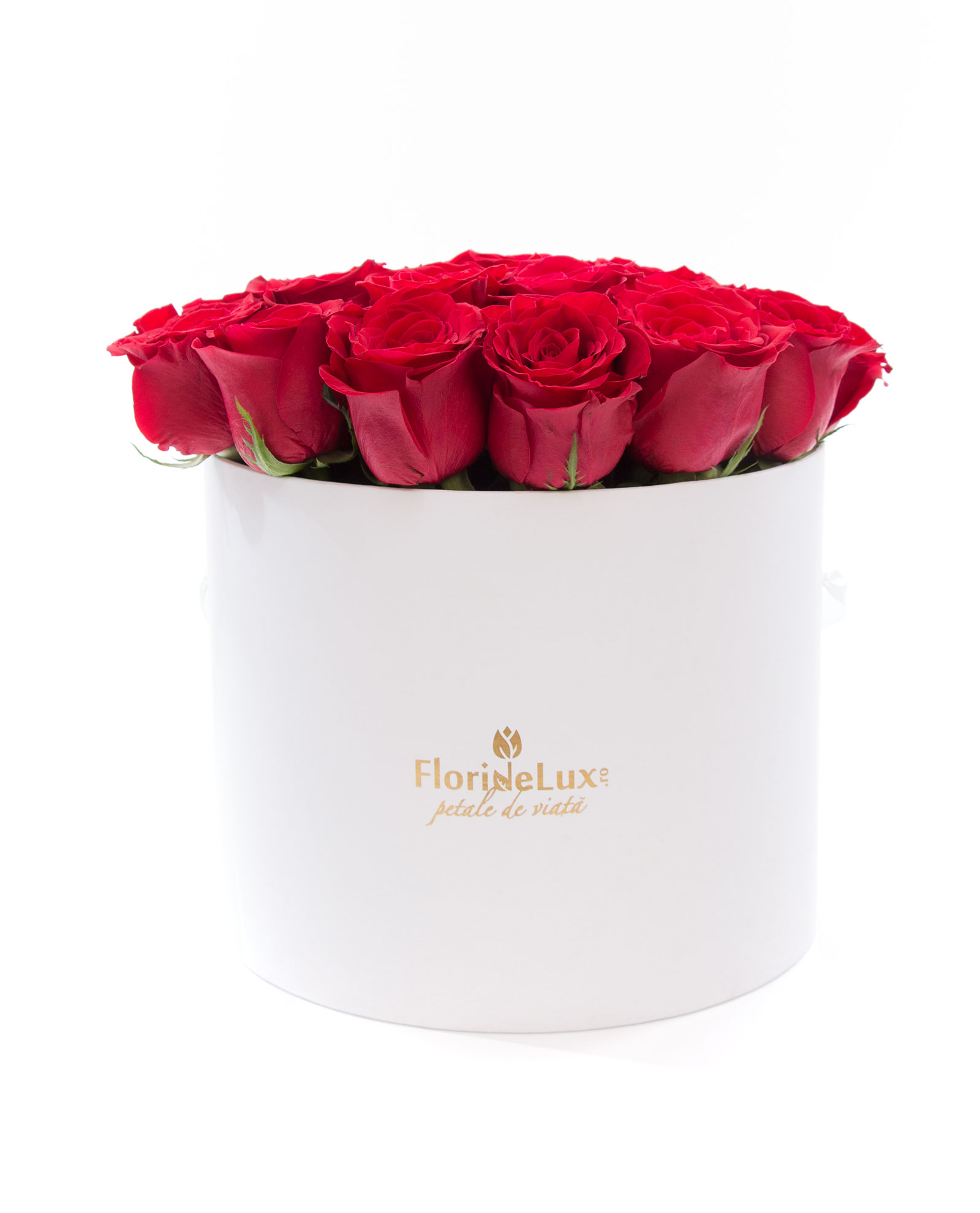 Cutie romantica trandafiri rosii si Billecart Salmon