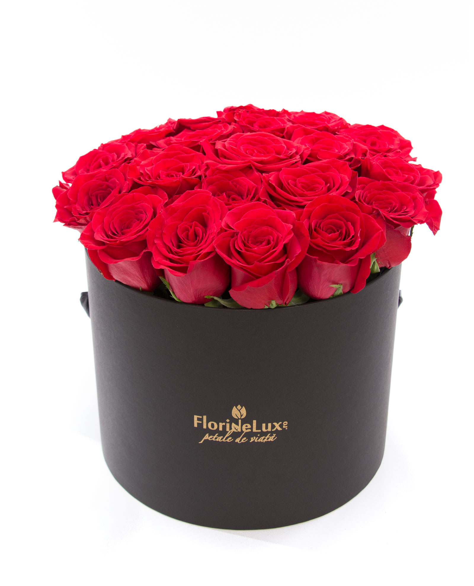 Cutie cu 25 trandafiri rosii si Corton Charlemagne