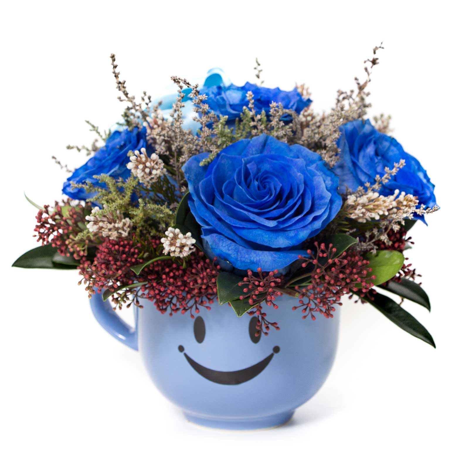 Cana Smiley trandafiri albastri