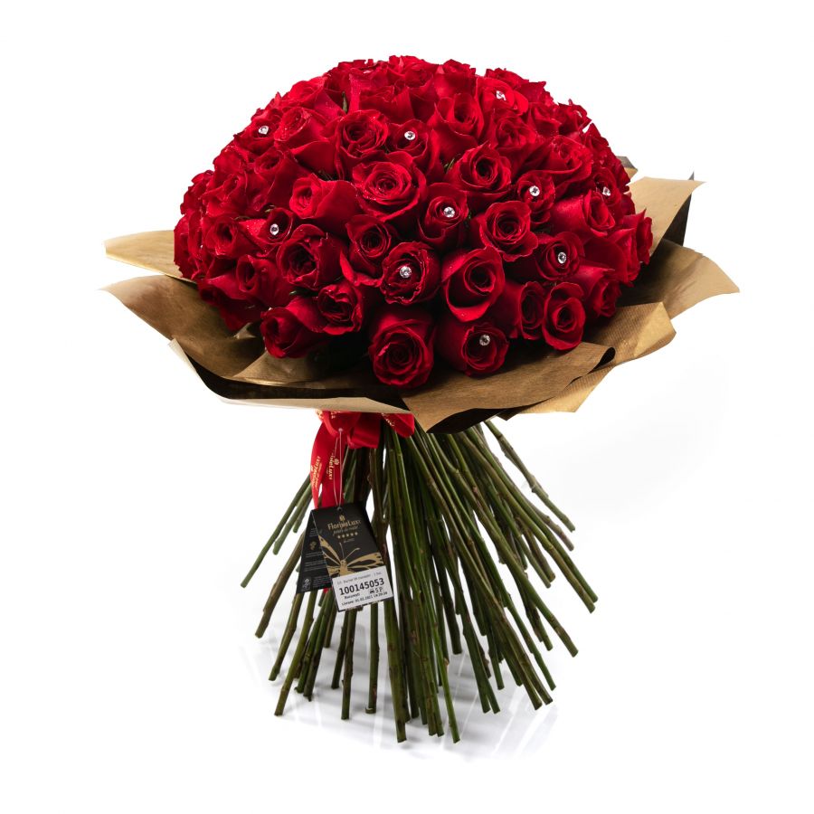 buchet 101 trandafiri rosii cerere casatorie