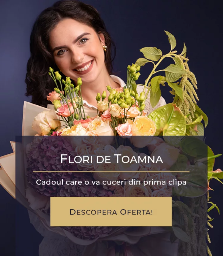 Flori de toamna in buchete si aranjamente cadou