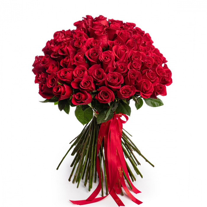 Buchet 101 trandafiri rosii – imaginea 1