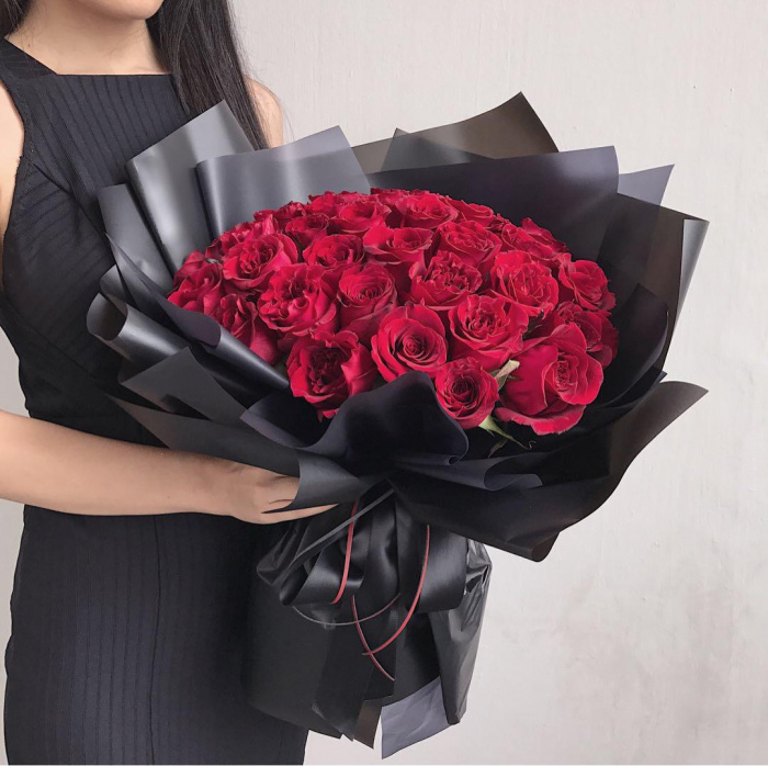 Buchet 39 trandafiri rosii – imaginea 1