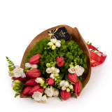 Buchet lalele si frezii MARTISOR – Premium