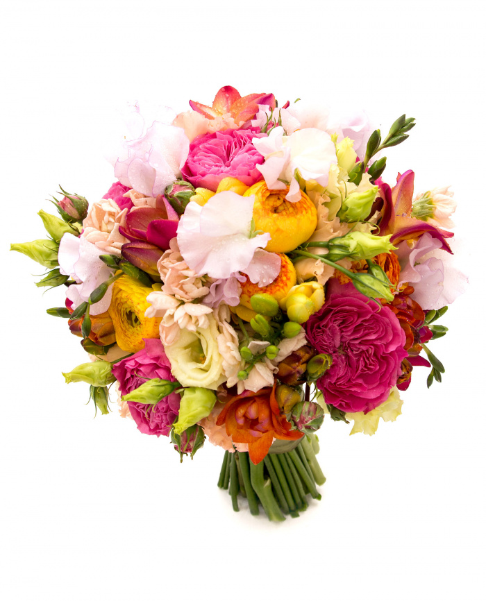 Buchet domnisoare de onoare multicolor