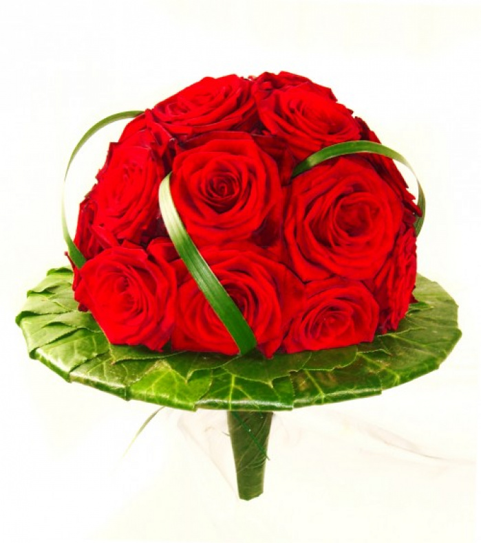 Buchet deosebit 25 trandafiri rosii – imaginea 1