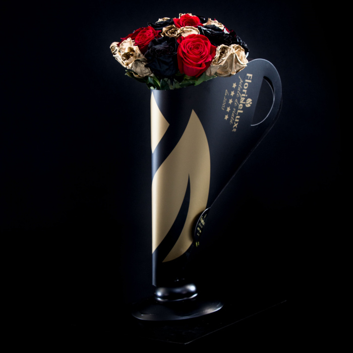 Buchet de lux Golden Heart – imaginea 4
