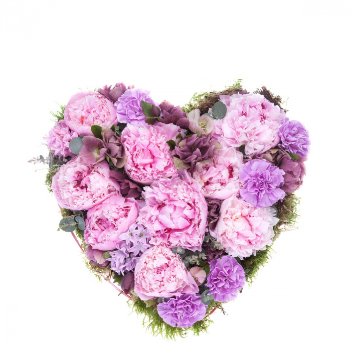 Inima bujori romantici si parfumati – imaginea 1