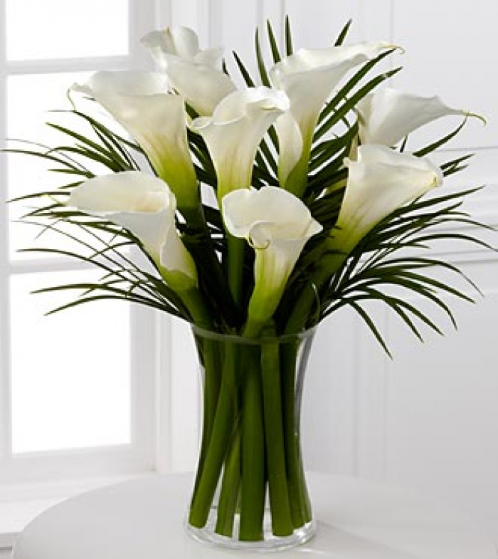 Buchet de 9 cale albe – imaginea 1