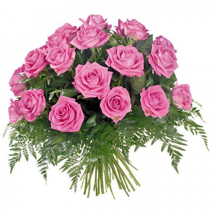 Buchet de 19 trandafiri roz – imaginea 1