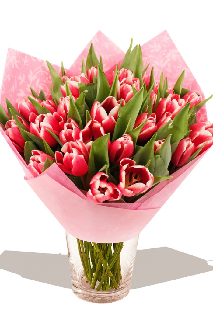Buchet de 101 lalele roz – imaginea 1