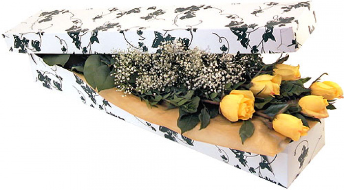 Buchet de 7 trandafiri galbeni – imaginea 1