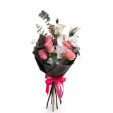 Buchet de flori trandafiri roz – Standard