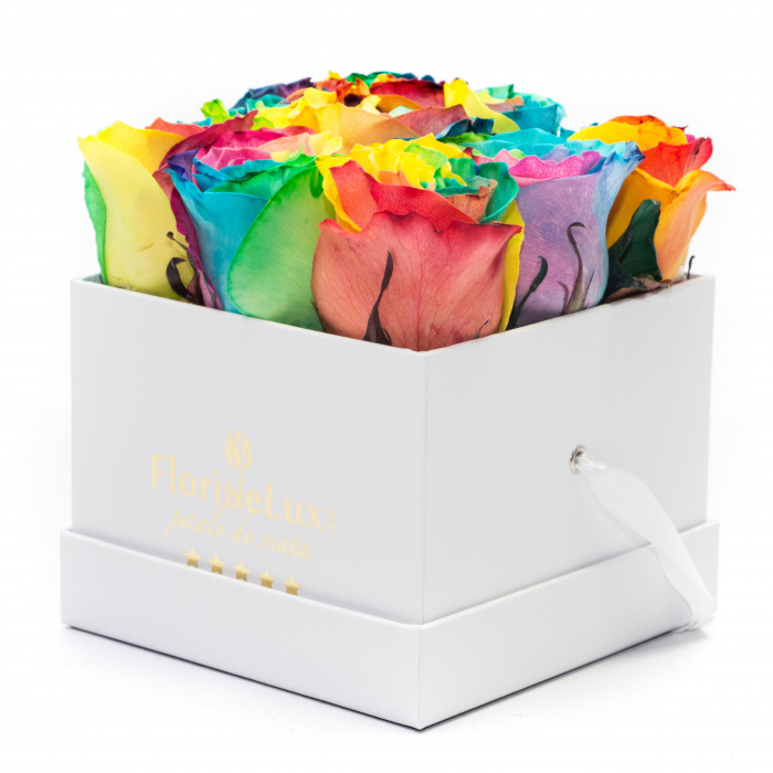 Cutie trandafiri rainbow – imaginea 3