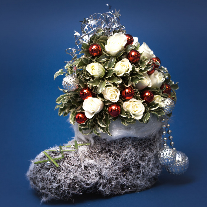 Pom Craciun floral – imaginea 2