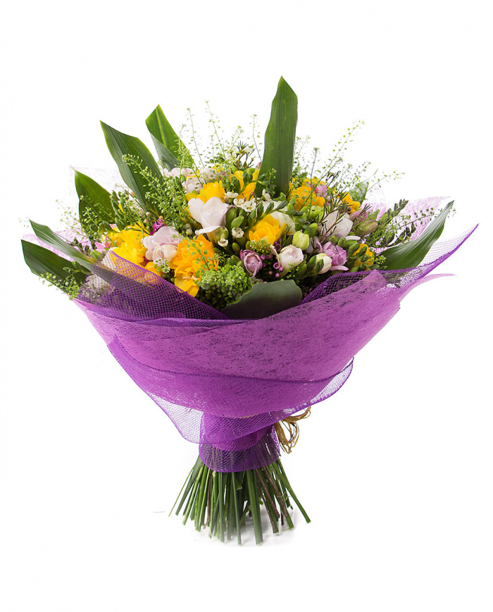 Frezii multicolore, un buchet impresionant – imaginea 1