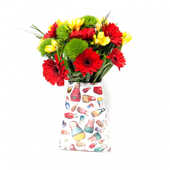 Frezii si gerbera in Promo Flowers – imaginea 1