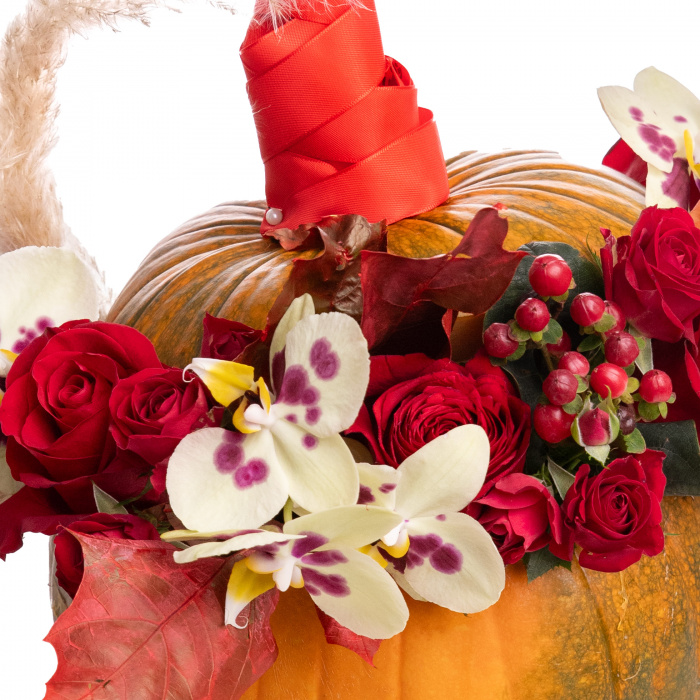Dovleac de Halloween elegant – imaginea 2