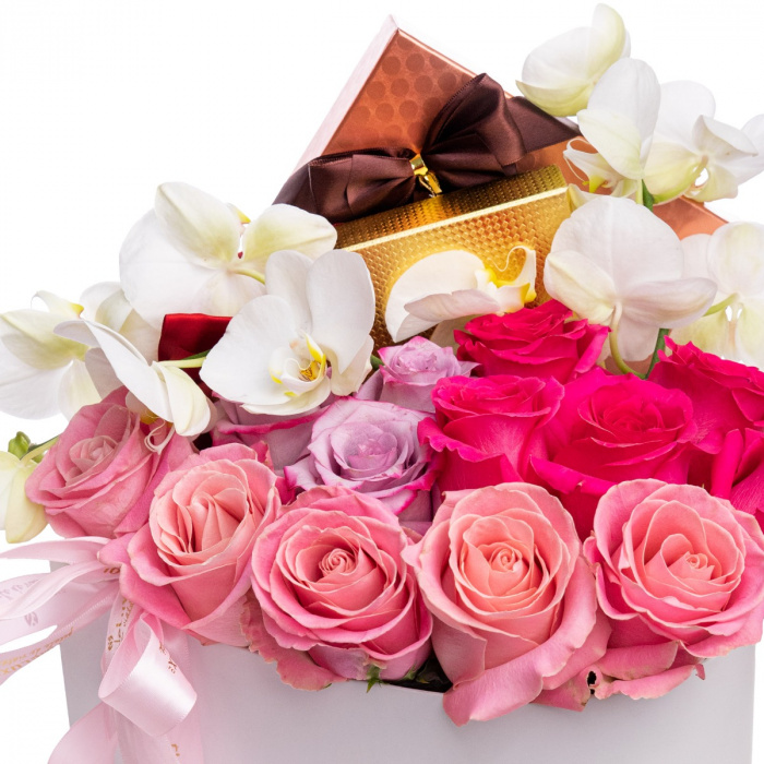 Cutie inima cu flori colorate – imaginea 2