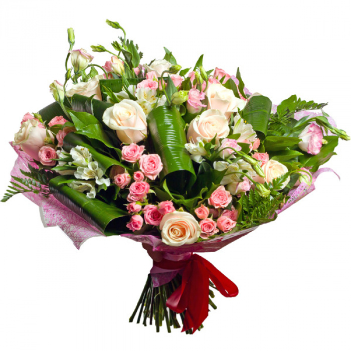 Buchet minirosa, trandafiri – imaginea 1