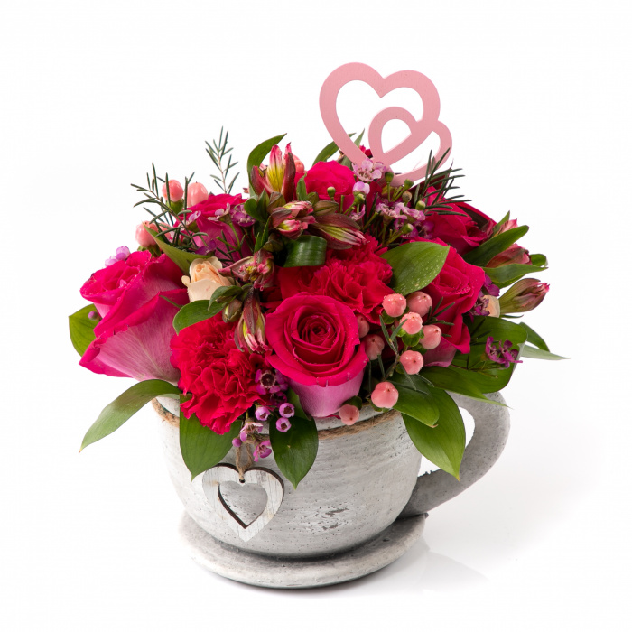 Cana cu decor inima – imaginea 1