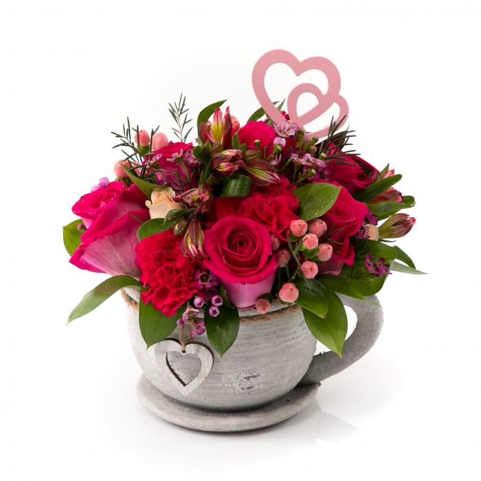 Cana cu decor inima – imaginea 2