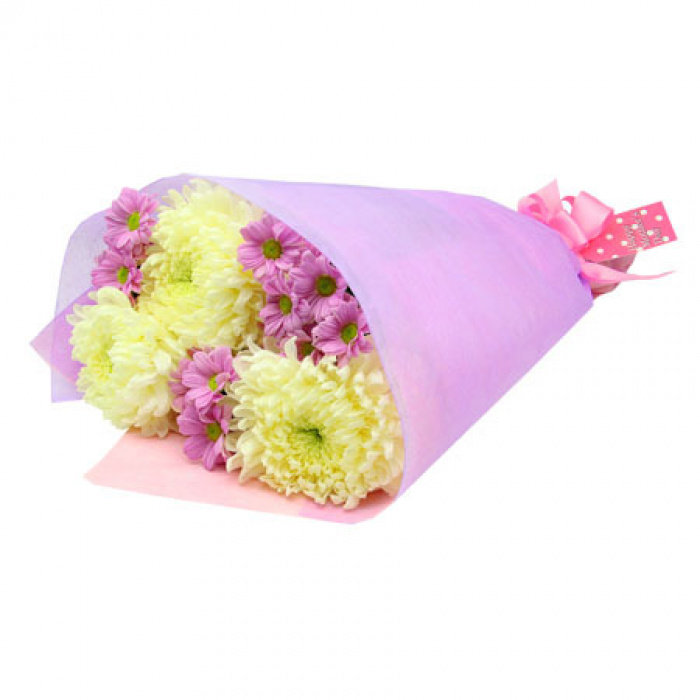 Buchet mix de crizanteme