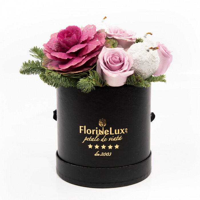 Cutie flori Craciun de lux – imaginea 3