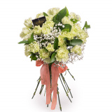 Buchet garoafe verzi – Premium