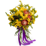 Buchet frezii galbene – Premium