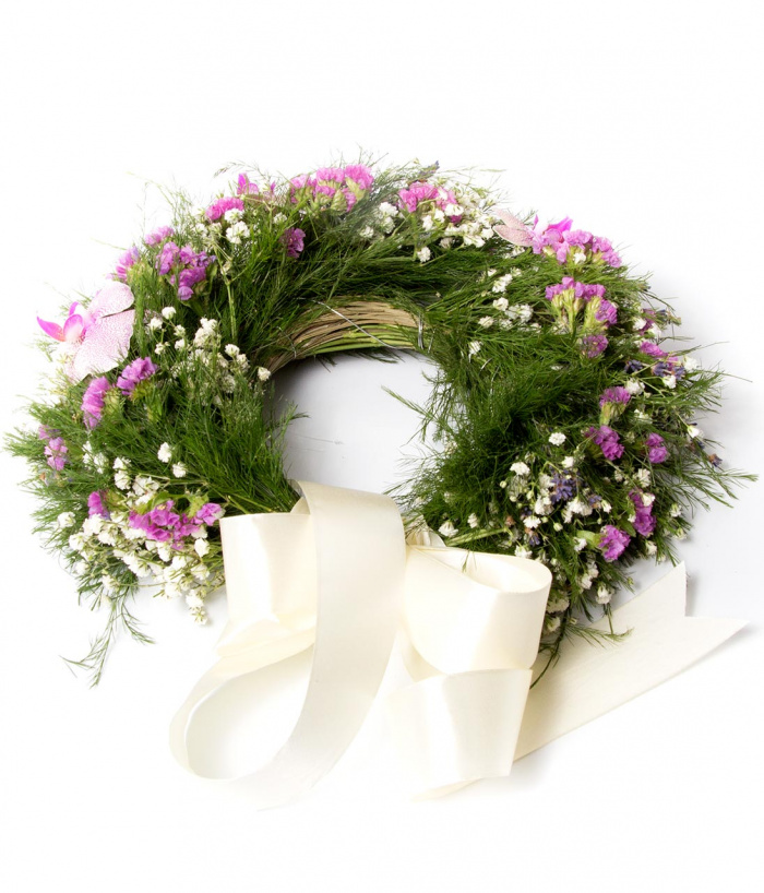 Coronita de flori orhidee superba – imaginea 2