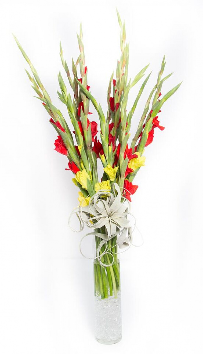 Buchet gladiole multicolore – imaginea 1