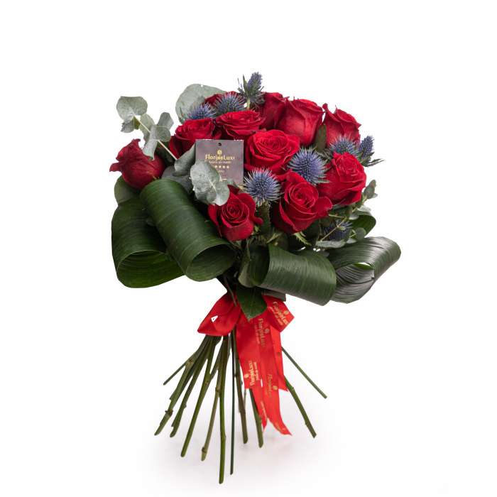 Buchet trandafiri rosii senzationali – imaginea 1
