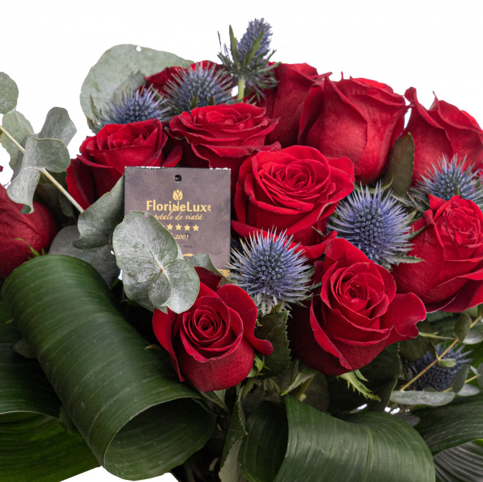 Buchet trandafiri rosii senzationali – imaginea 2