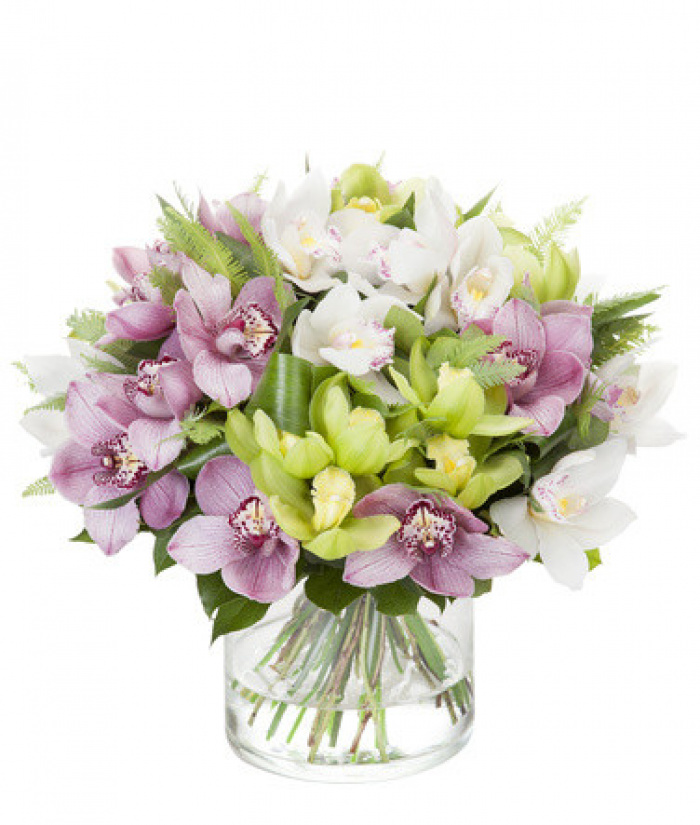 Buchet orhidee colorata – imaginea 1