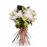 Crizanteme albe si dianthus – Floridelux