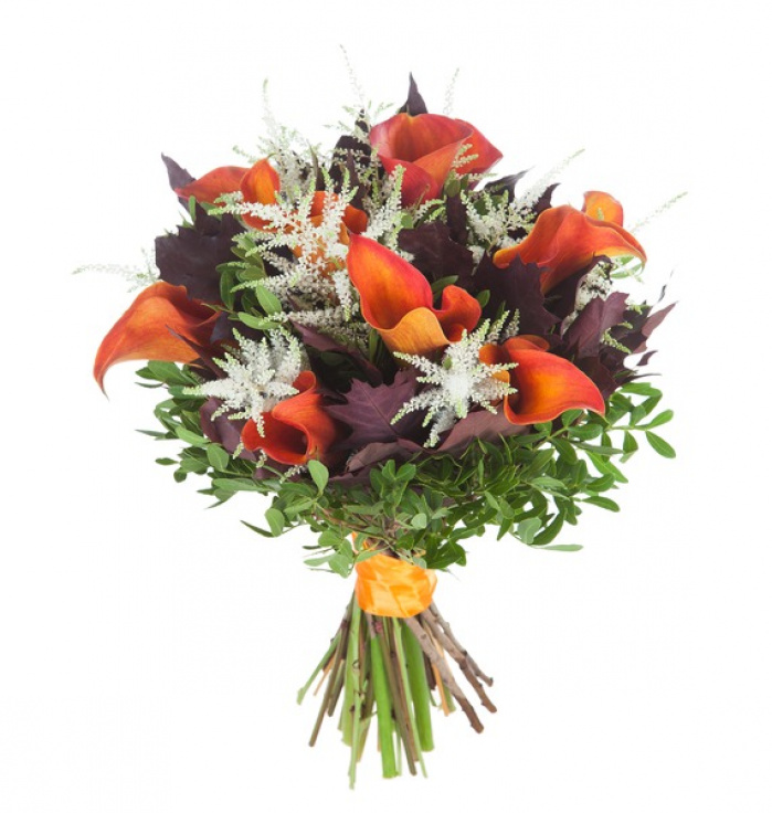 Buchet cale portocalii elegante – imaginea 1