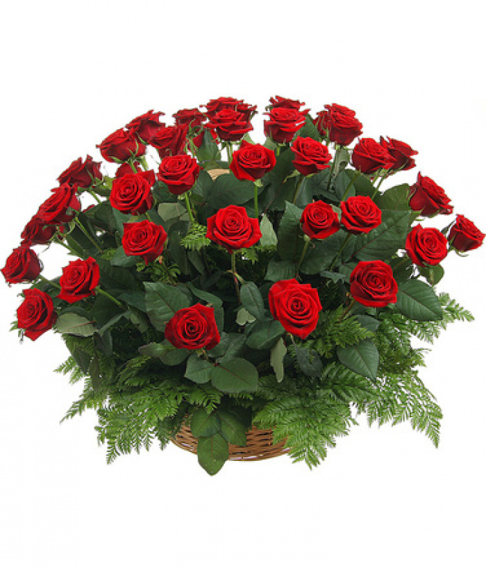 Cosuri flori 65 trandafiri rosii