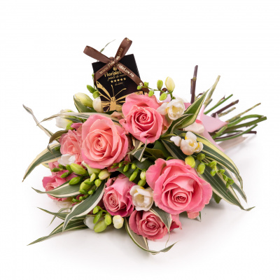 Buchet frezii albe minunate