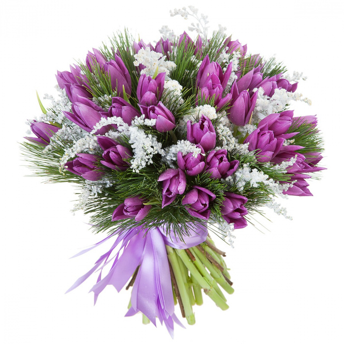Buchet lalele inzapezite – imaginea 1