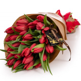 Buchet lalele rosii speciale – Premium
