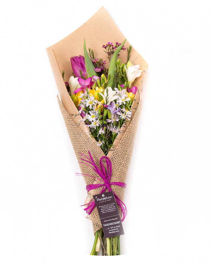Buchet colorat primavara – imaginea 1