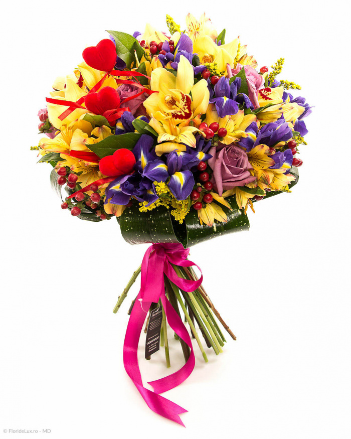 Buchet multicolor senzational – imaginea 1