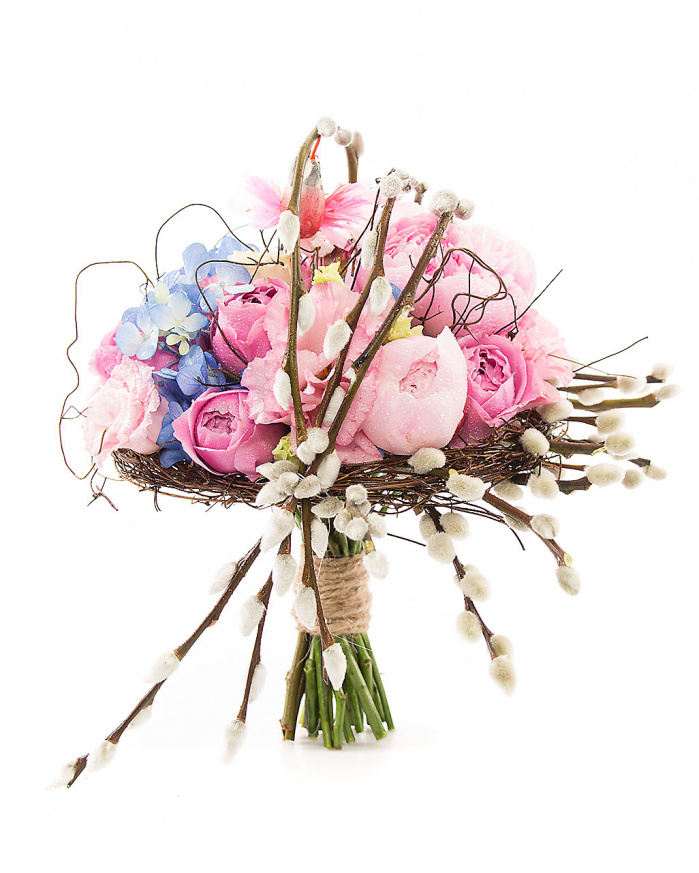 Buchet de mireasa gradina de primavara