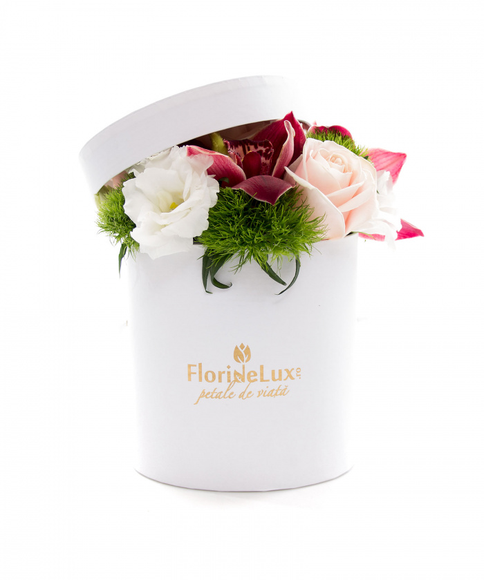 Cutie lisianthus, orhidee si vin Calem – imaginea 2