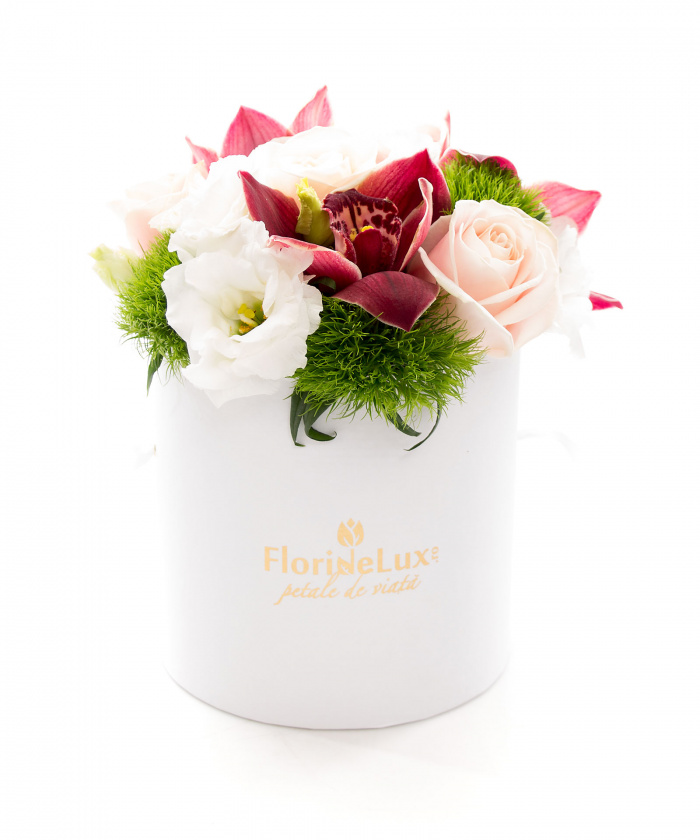 Cutie lisianthus, orhidee si Billecart Salmon – imaginea 3