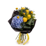 Buchet hortensii si craspedia – Floridelux