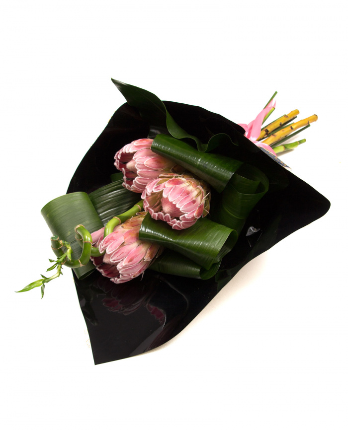Protea si bambus – imaginea 1