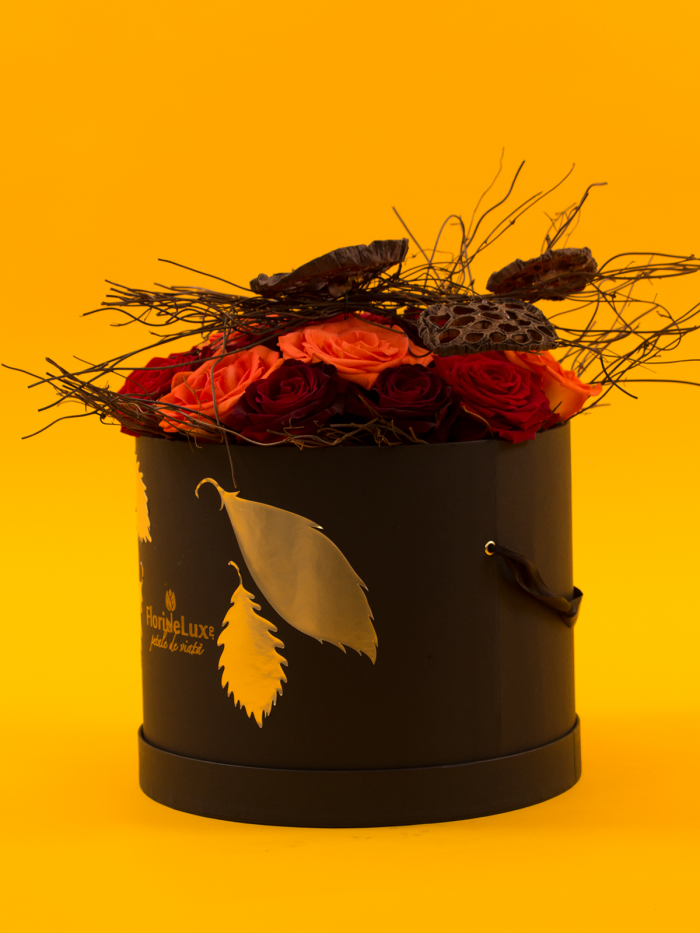 Cutie mix trandafiri si decoratiuni uscate – imaginea 2